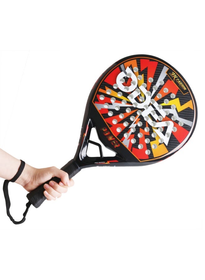 ODEA Power 3K Carbon Padel Racket – Professional Lightweight Paddle with EVA Soft Core for Intermediate & Advanced Players - Image 2