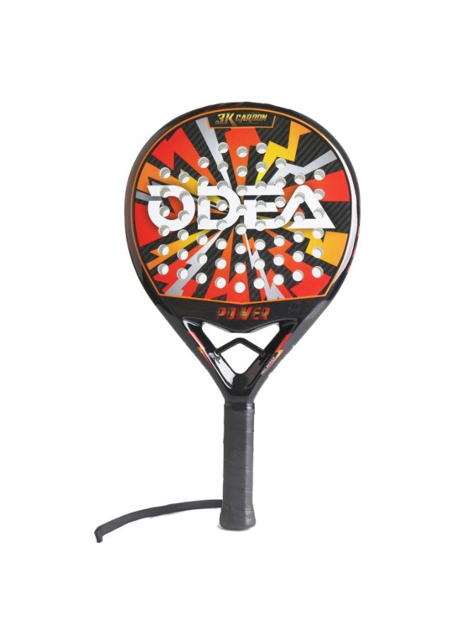 ODEA Power 3K Carbon Padel Racket – Professional Lightweight Paddle with EVA Soft Core for Intermediate & Advanced Players - Image 1