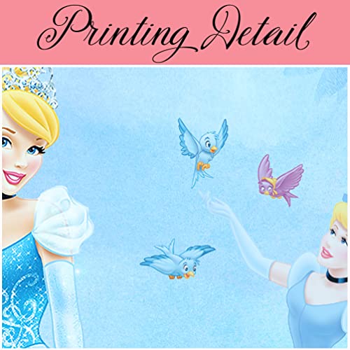 Ericbackdrop Princess Cinderella Party Decorations Backdrop Magic Castle Fairytale Blue Background Birthday Baby Shower Cake Table Banner 5x3 ft 94 - Image 3