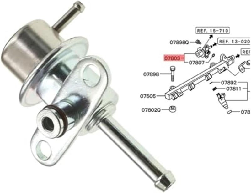 Wivplex Fuel Pressure Regulator for Mitsubishi and Lancer - Image 2