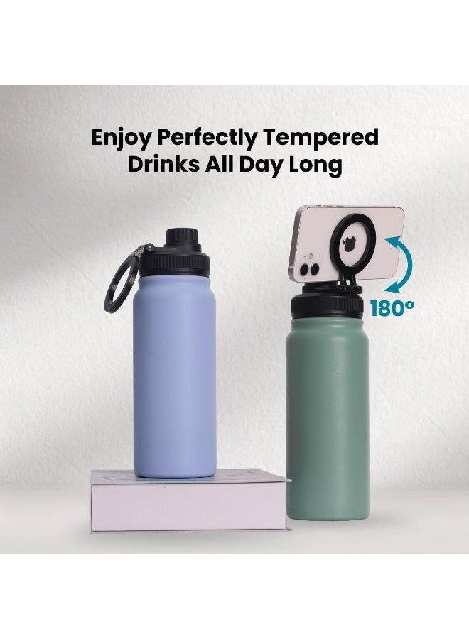 DRIP 💚🔥 DRIP Stainless Steel Insulated Bottle with MagSafe – Premium Green Edition 🧲🥤✨ - Image 5