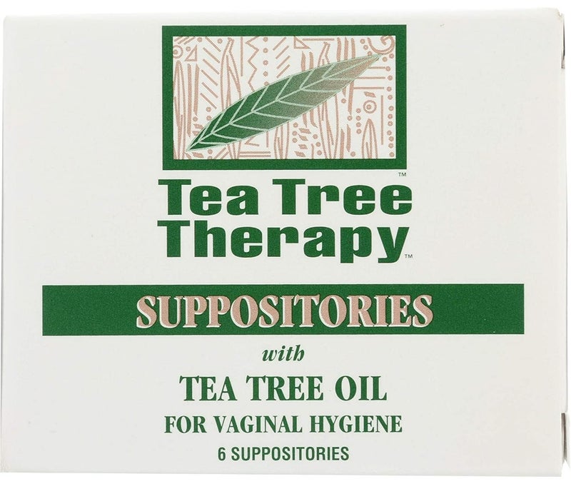تي تري ثيرابي Tea Tree Therapy Suppository with Tea Tree Oil for Vaginal Hygiene - Image 1