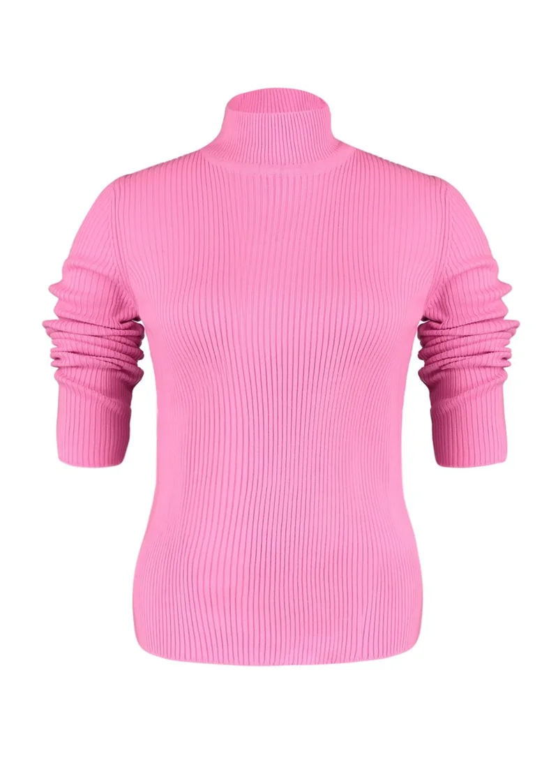 Trendyol Curve High Neck Knitted Sweater