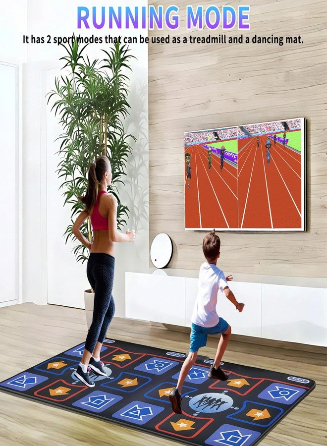 Damcoola Dance Mat for Adults and Kids - Plug and Play TV Electronic Dance Mat Game, Wireless Dance Pad, Fun Dance Fitness Games for Kids, Christmas and Boys and Girls Birthday Gift Ideas, Blue - Image 4