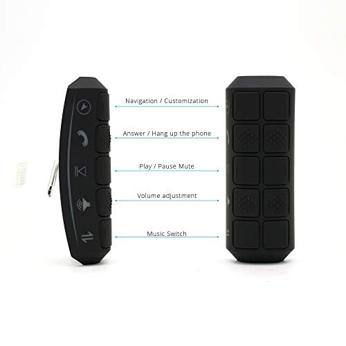 TheCoolCube Car DVD GPS Player Wireless Remote Controller, Steering Wheel Remote Control Button for Car Navigation DVD 2 din Radio Bluetooth Steering Control - Image 4