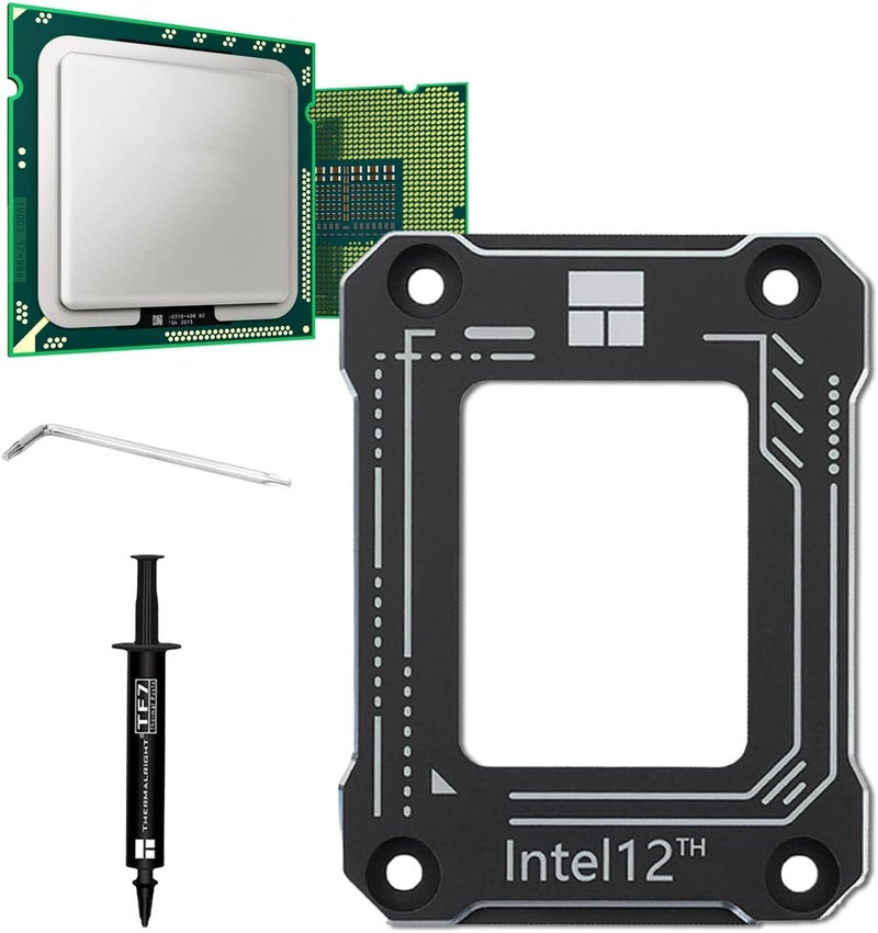 ويندفورج كرافت مصحح انحناء وحدة المعالجة المركزية، إطار تلامس مضاد للانحناء لمعالج Intel من الجيل الثاني عشر LGA1700-BCF، مشبك تثبيت محسن لتصحيح انحناء الإطار المصنوع من الألومنيوم - Image 1