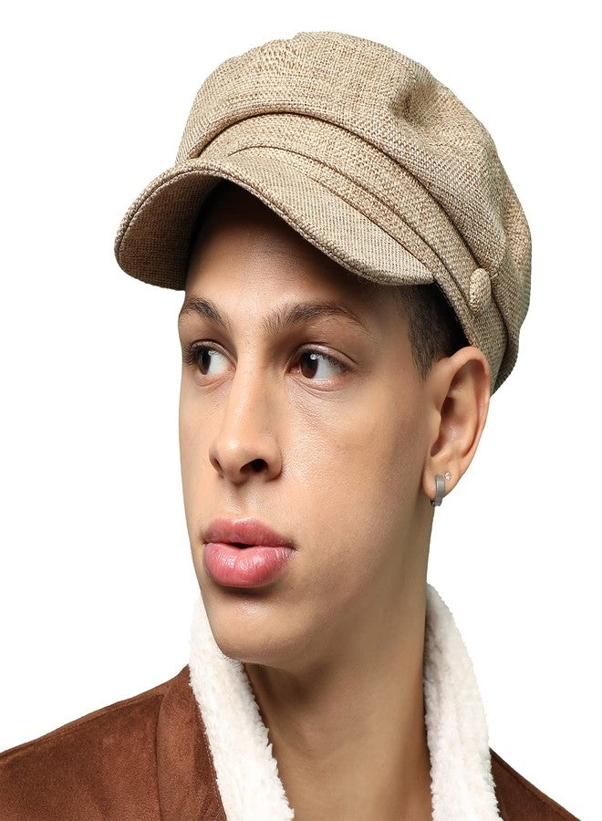 فرنش اكسنت قبعة بريتان بنية سادة للرجال من French Accent، مناسبة للارتداء اليومي في الهواء الطلق | حماية من الأشعة فوق البنفسجية | خفيفة الوزن | قابلة للطي | سريعة الجفاف | إكسسوارات أنيقة وعصرية للرجال والفتيان (2012) - Image 4