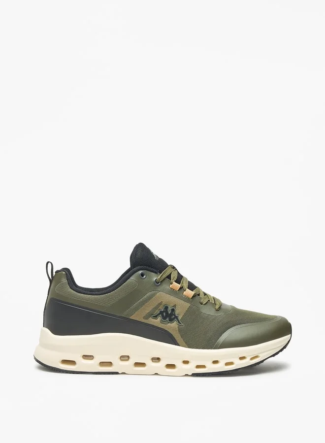 كابا Men's Mesh Textured Walking Shoes with Lace-Up Closure