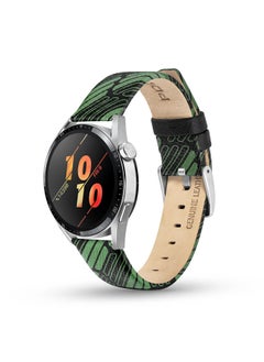POLICE Universal Replacement Leather Strap For Men And Women Compatible With Apple Watch Series 3-9, SE, Ultra, Ultra 2 (42-44-45-50) & Samsung, Huawei Or Quartz Watch With Lug Width Of 22mm  - Image 2