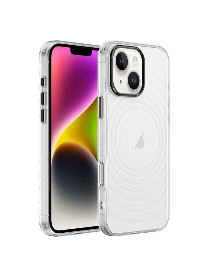 S-TOP Case For iPhone 14 Plus Acrylic Skin Feel Corrugated Phone Case - Image 1