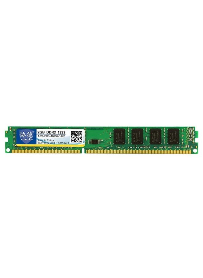 BURAQ XIEDE X030 DDR3 1333MHz 2GB 1.5V General Full Compatibility Memory RAM Module for Desktop PC  - Image 1