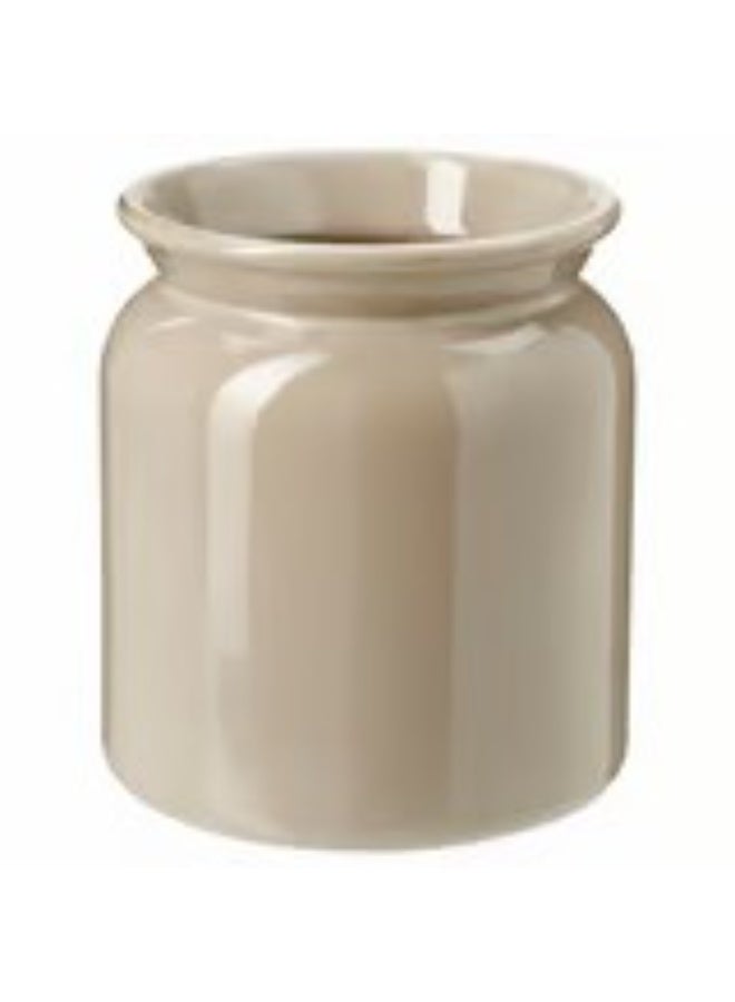 Utensil holder beige 15 cm - Image 1