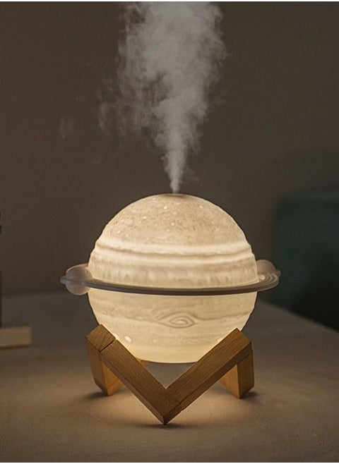 200ml Air Humidifier Mini Portable Aromatherapy Humidifiers Diffusers 3D Jupiter Essential Oil Diffuser USB With Night Light