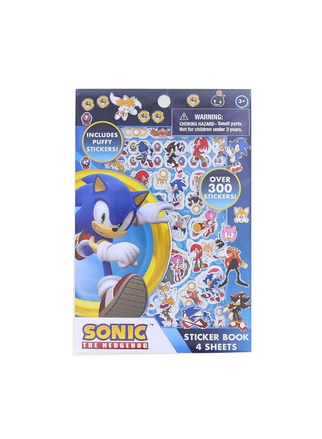 Innovative Designs Sonic The Hedgehog Sticker Book | 4 Sheets | Over 300 Stickers - Image 3