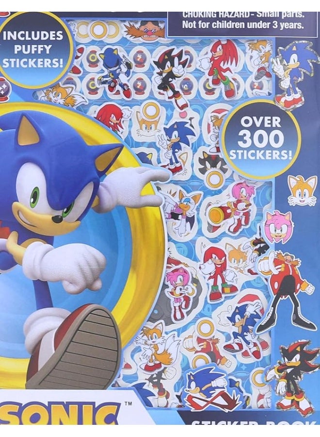 Innovative Designs Sonic The Hedgehog Sticker Book | 4 Sheets | Over 300 Stickers - Image 4
