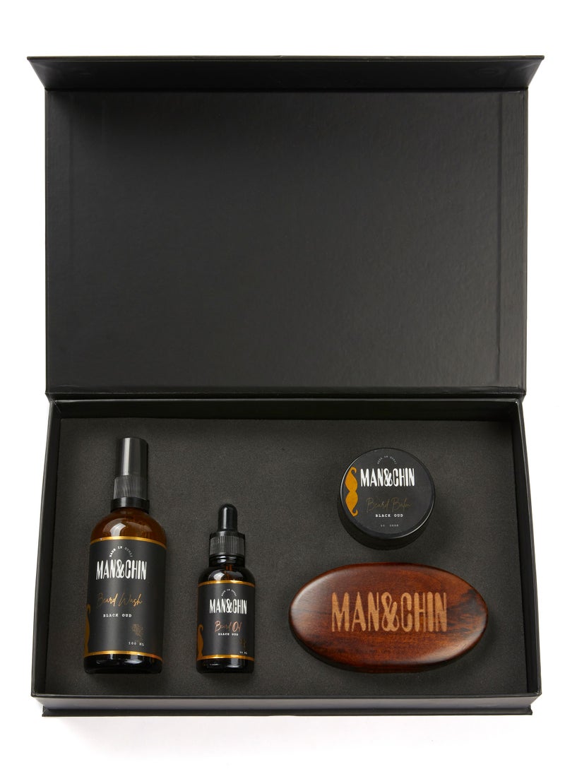 MAN&CHIN Beard Care Kit - Black Oud  - Image 2