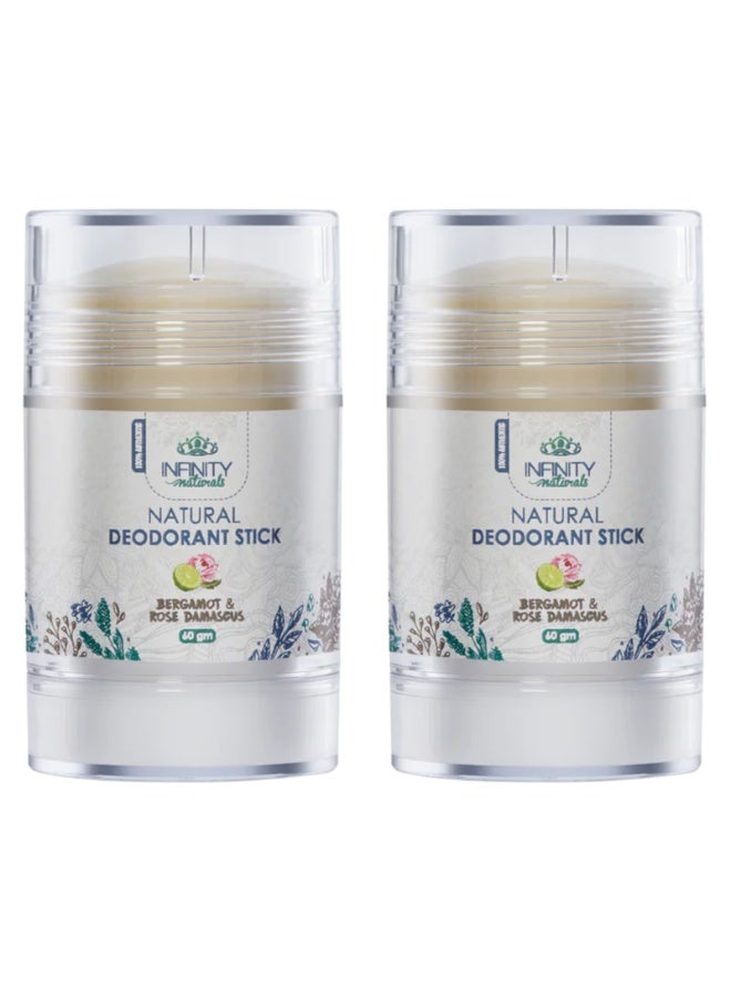 إينفينيتي انفنيتي ناتشورال مزيل عرق ستيك بالبرجموت المنعش 60 جم 1+1