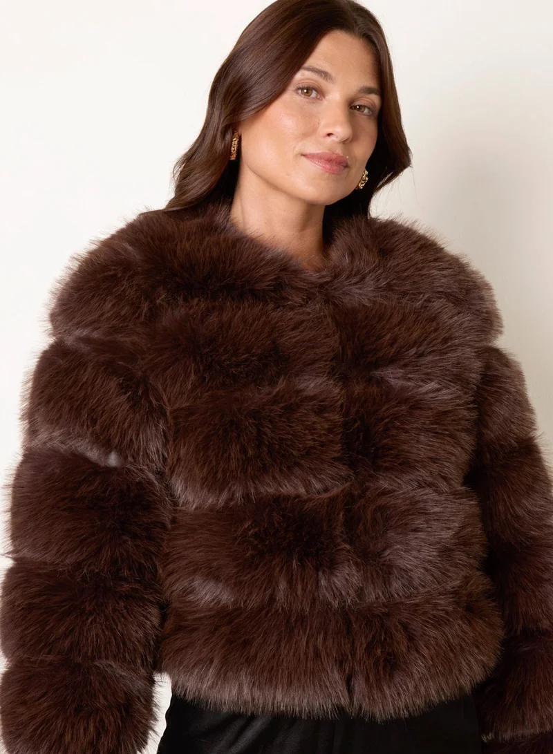 Faux Fur Short Coat