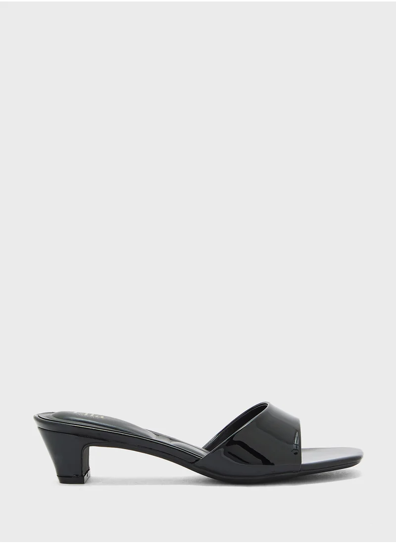 ايلا Patent Mule Heel Sandal