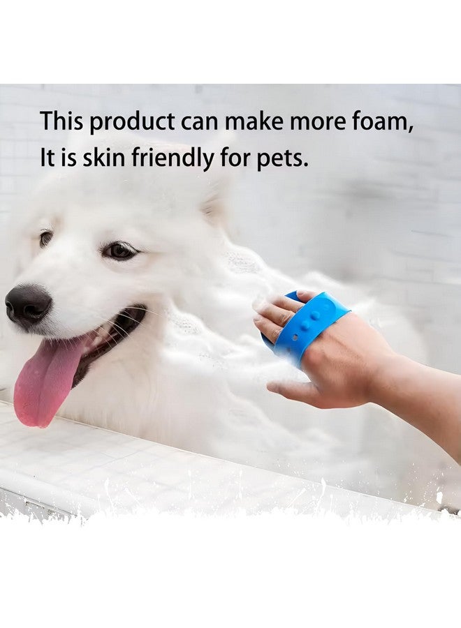 Pets Empire Self Cleaning Combo of 3, Pet Grooming Shedding Brush for Dogs and Cats, Body Scrubber Shampoo Dispenser, Grooming Soothing Bath Brush - Image 3