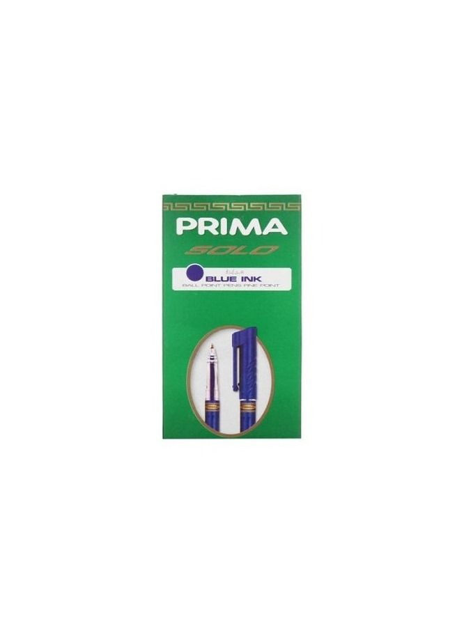 PRIMA BALLPOINT PEN PRIMA SOLO NEEDLE TIP BLUE - Image 1