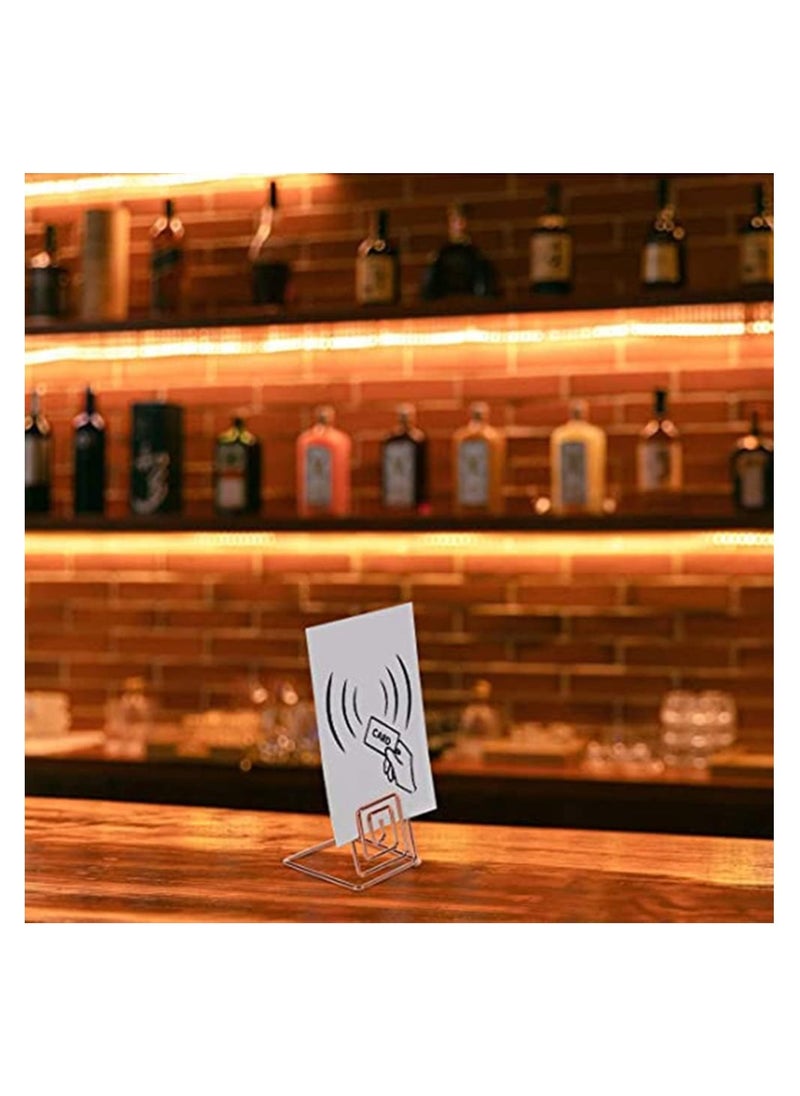 Excefore 18 Pcs Mini Place Card Holders Table Number Holders, Square Place Card Holder Used for Photos Food Signs Memos Weddings Restaurants Birthdays Suitable for Party Table Decoration  - Image 4