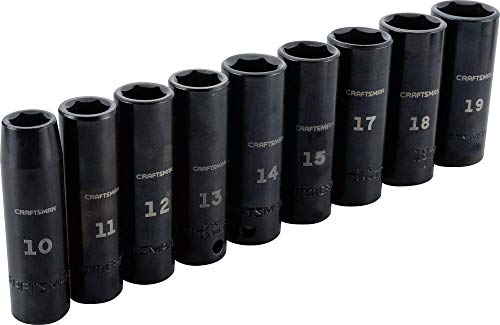 CRAFTSMAN Impact Socket Set Metric 38 9Piece CMMT15883 - Image 1