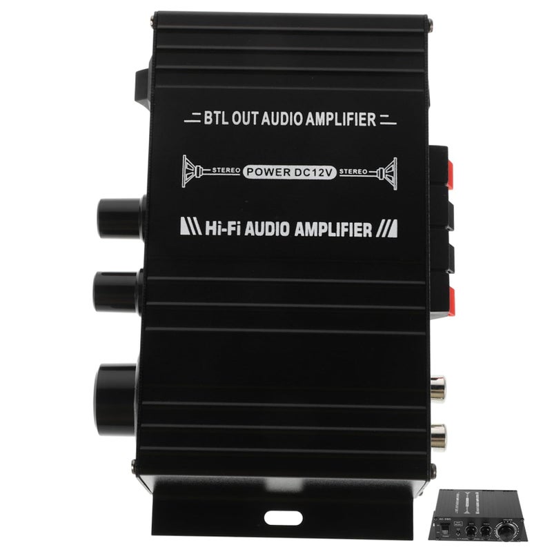 12V Compact Mini Amplifier For Car Home Audio Portable Sound Versatile - Image 2