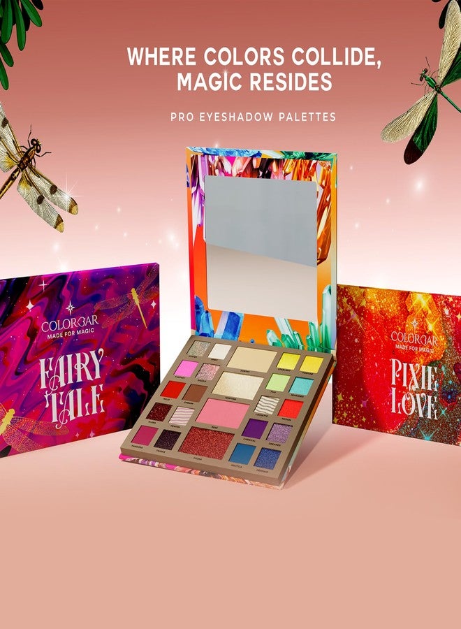 Colorbar Eyeshadow Palette - Richly Pigmented Glitter Eyeshadow - Crease-Proof and Velvety Smooth - Long-lasting Wear - Pixie Love - 0.9 oz - Image 3