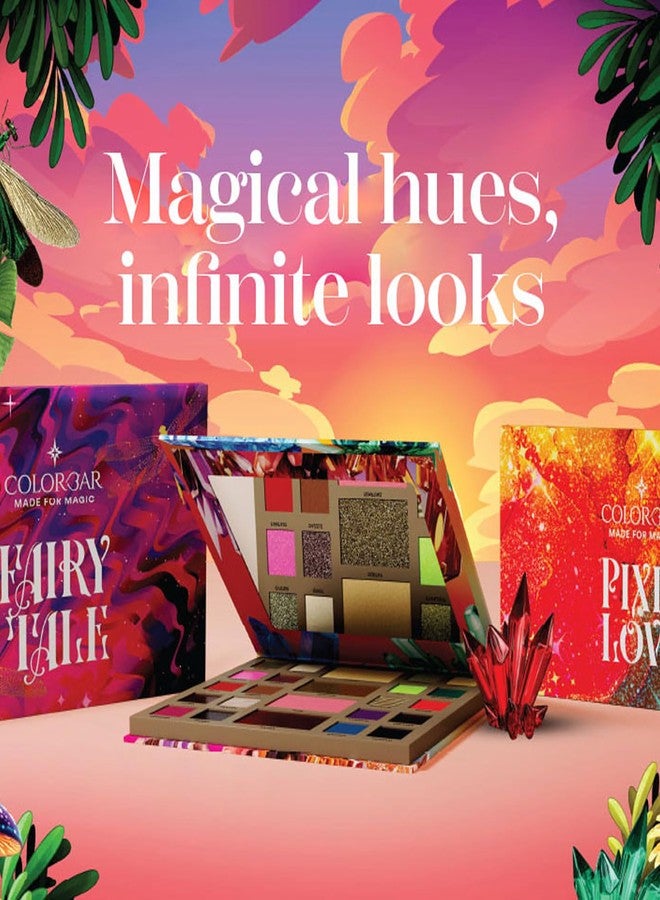 Colorbar Eyeshadow Palette - Richly Pigmented Glitter Eyeshadow - Crease-Proof and Velvety Smooth - Long-lasting Wear - Pixie Love - 0.9 oz - Image 2