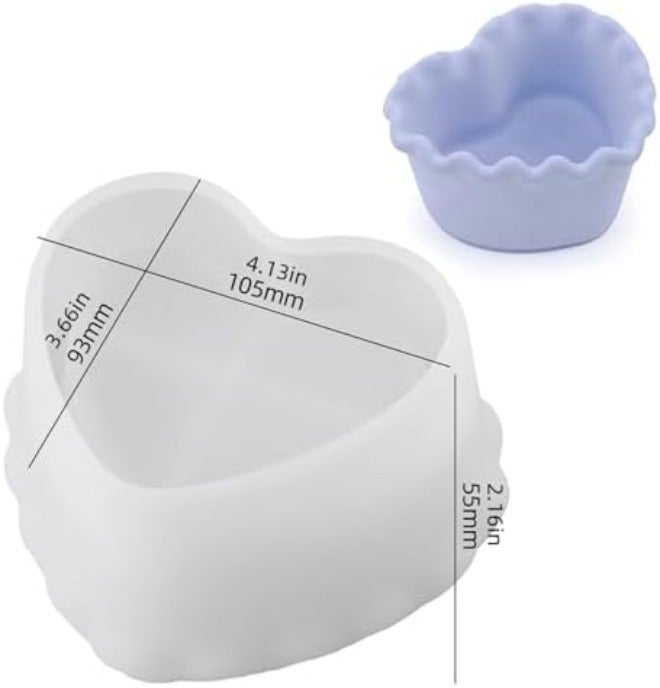 Anktily Small Size Round Concrete Flower Pot Silicone Mold Eggshell Succulent Planter Vase Candle Cup Storage Jar Mold Epoxy Resin Plaster Cement Clay  Mould - Image 4