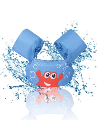 Kids Swim Vest with Arm Bands, Toddler Swimming Float Vest, Adjustable Training Jacket for Ages 2-6, 22-58 lbs, Ideal for Pool, Beach, and Swim Lessons - pzsku/Z726214BB0F63EC16C64EZ/45/_/1729679491/1363b6c6-9948-40db-9d6a-d0c10193138e