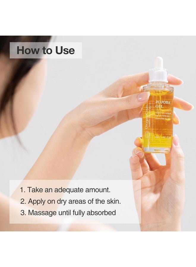 OxygenCeuticals Unrefined & Coldpressed Golden Jojoba Oil 100% Produced In Argentina | Oxygenceuticals Jojoba Oil 45Ml/1.5Fl.Oz | Noncomedogenic Face & Body Oil - Image 4