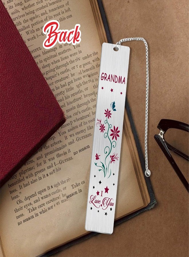 Jzxwan Grandma Bookmark, Love Grandma Birthday Reading Gifts from Grandkids - Image 5