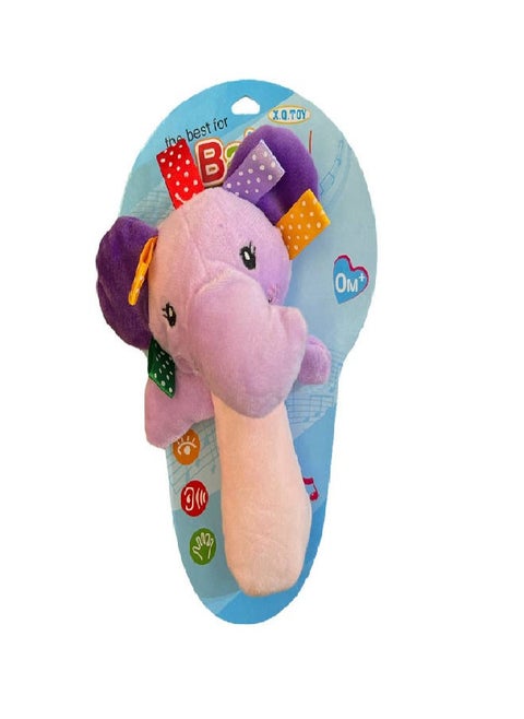 A soft shake for children is soft and makes a sound