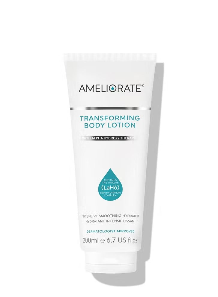 AMELIORATE Smooth Skin Heroes Bundle Transforming Body Lotion 200ml,Nourishing Body Wash 200ml,Smoothing Body Exfoliant 150ml - Image 2