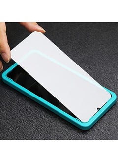 Ibywind Screen Protector For Samsung Galaxy A32 5G 6.5 Inches With 2Pcs Tempered Glass 1Pc Camera Lens Protector 1Pc Backing Carbon Fiber Film Fingerprint Reader Easy To Install  - Image 3