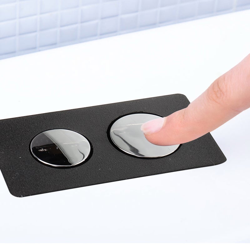 🚽 زر مرحاض ذو تنظيف مزدوج بمواد ABS لتوفير المياه ٢ قطعة - Image 4