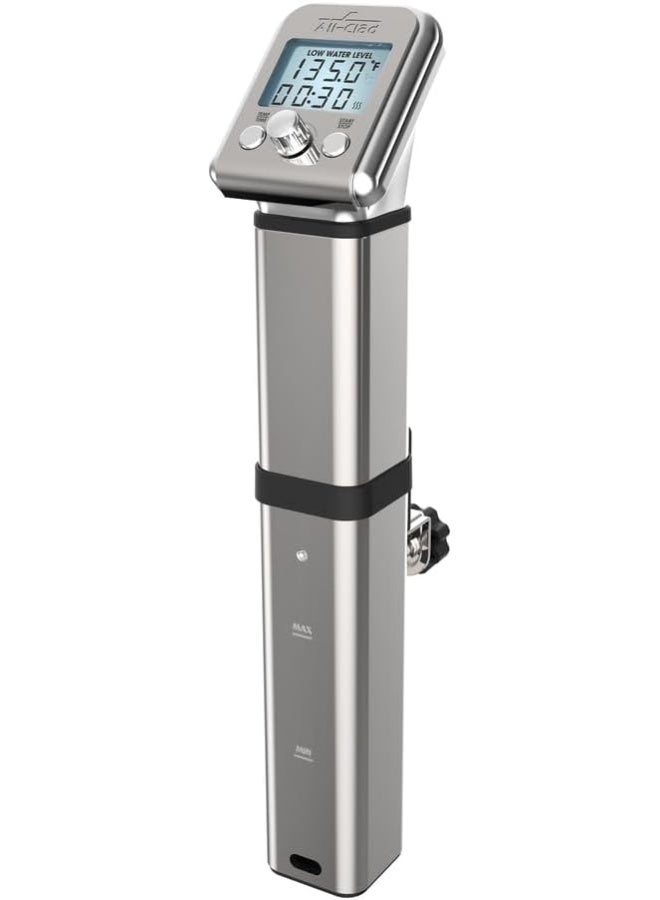 All-Clad All-Clad EH800D51 Sous Vide Professional Immersion Circulator Slow Cooker with Digital Display for Precise Cooking Results, Silver  - Image 1