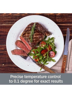 All-Clad All-Clad EH800D51 Sous Vide Professional Immersion Circulator Slow Cooker with Digital Display for Precise Cooking Results, Silver  - Image 3