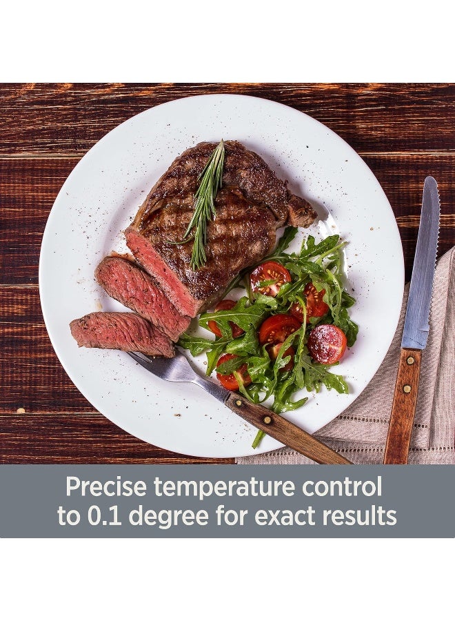 All-Clad All-Clad EH800D51 Sous Vide Professional Immersion Circulator Slow Cooker with Digital Display for Precise Cooking Results, Silver  - Image 3