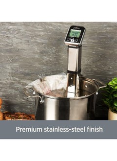 All-Clad All-Clad EH800D51 Sous Vide Professional Immersion Circulator Slow Cooker with Digital Display for Precise Cooking Results, Silver  - Image 5