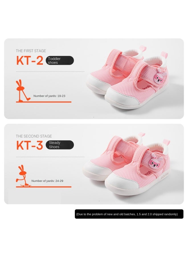 Cartoon Cute Mesh】toddler Shoes For Boys, Girls' Functional Shoes For Autumn, Breathable Soft-soled Pre-walking Shoes For Children - Image 4