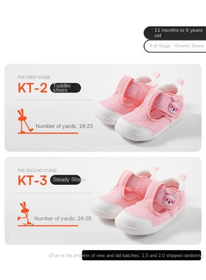 Cartoon Cute Mesh】toddler Shoes For Boys, Girls' Functional Shoes For Autumn, Breathable Soft-soled Pre-walking Shoes For Children - Image 1