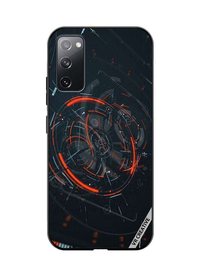 VR CREATIVE غطاء حماية لجهاز سامسونج جالاكسي S20 FE 5G بتصميم تقني متعدد الألوان - Image 1
