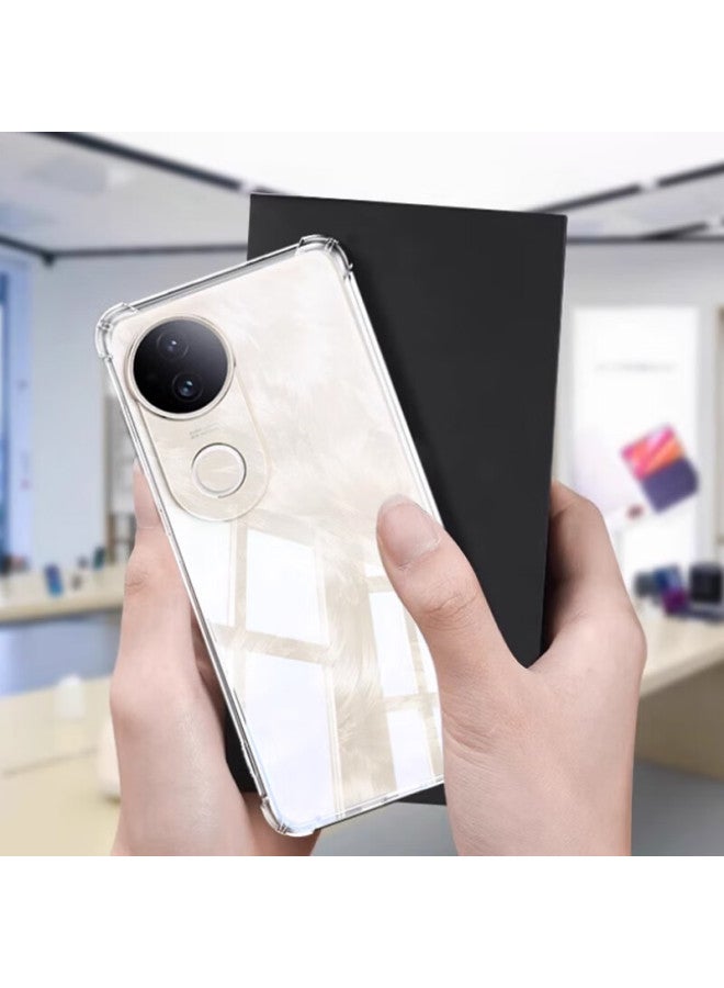 Maikuqi Transparent White Full Coverage Anti-drop Airbag Soft Tpu Phone Case For Vivo S20 - Image 3