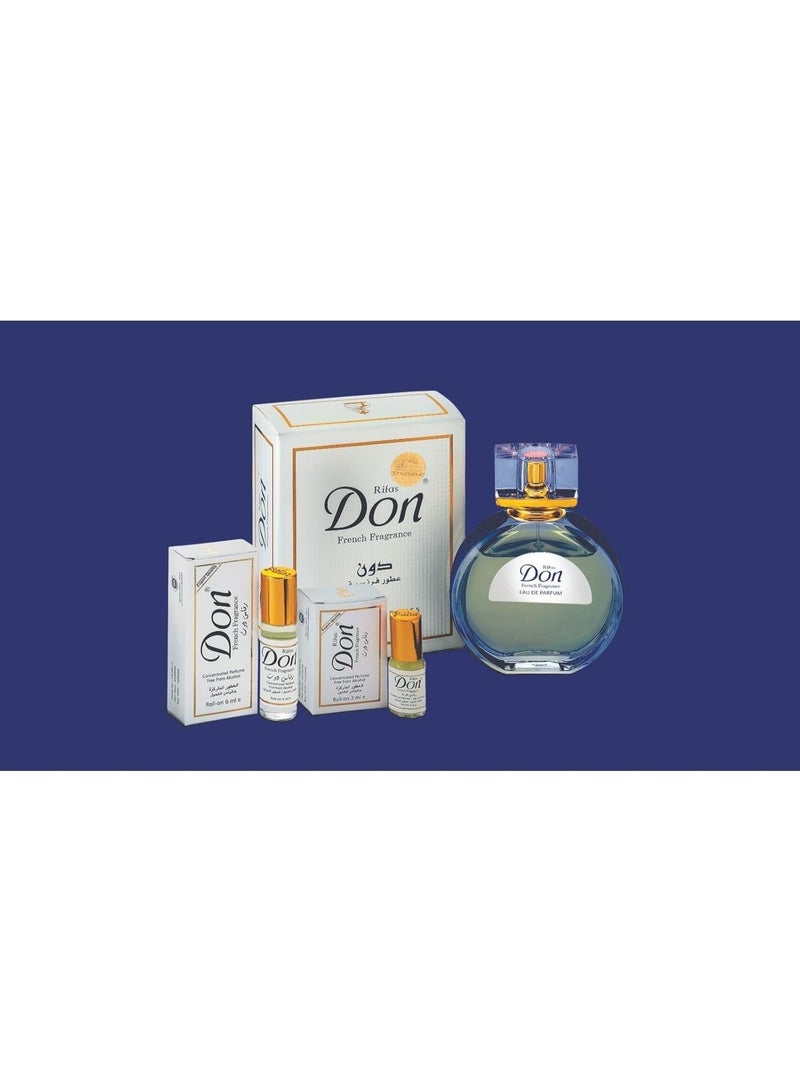 Rifas Don French Fragrance Roll-On Perfume Free From Alcohol 6 ml Pack 6 - Image 2