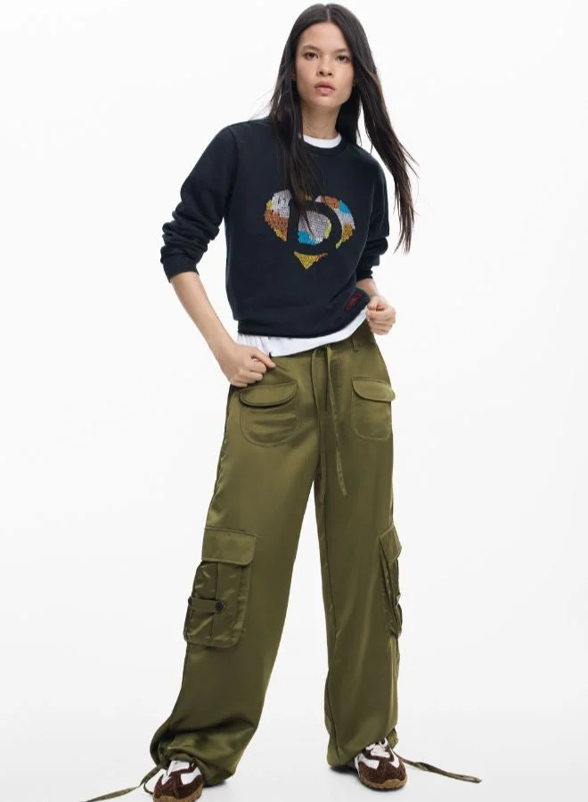 ديسيجوال سترة بتطريز القلب