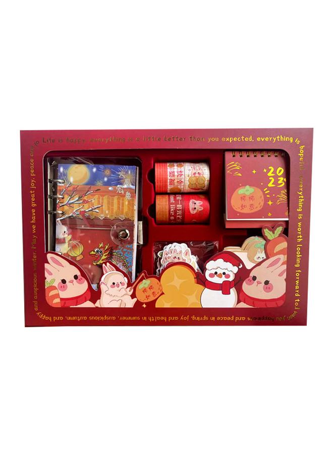 Bluejw Cute Cartoon Radish Rabbit Auspicious Hand Account Gift Box Suit Cartoon Rabbit Year Student Hand Account Material Gift Box Suit - Image 5