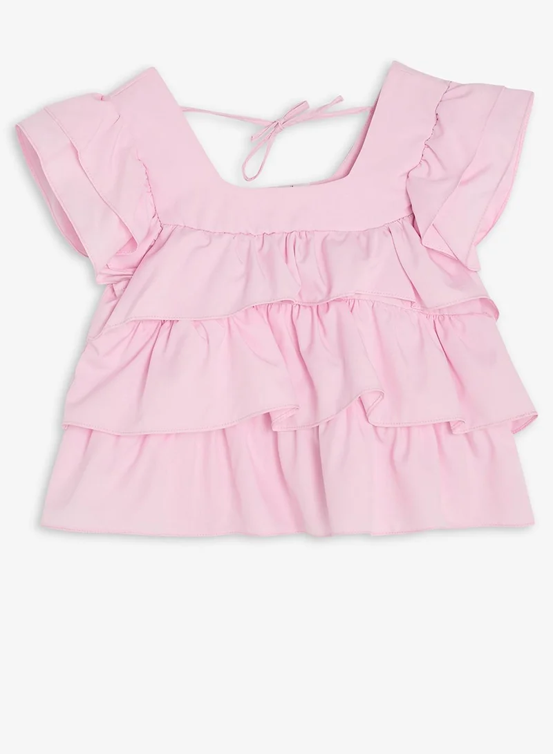 بنياتا بلوزة مكشكشة